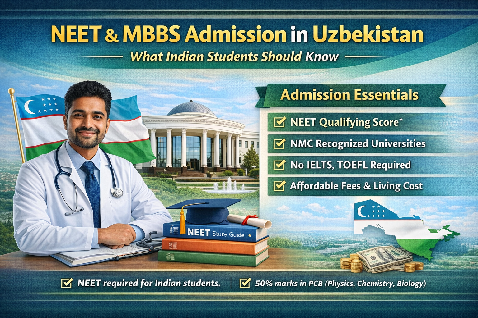 NEET & MBBS Admission in Uzbekistan: What Indian Students Should Know